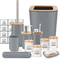 IMAVO Bathroom Accessories Set, 11 Pieces Bathroom Accessory Set, Trash Can by IMAVO