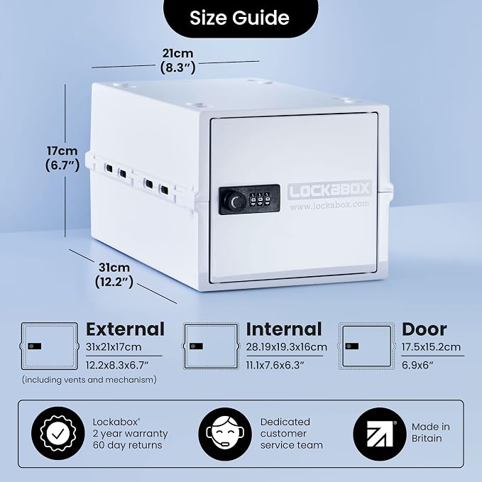 Lockabox One™ | Premium Lock Box | Medium Combination Lock Box - Image 4