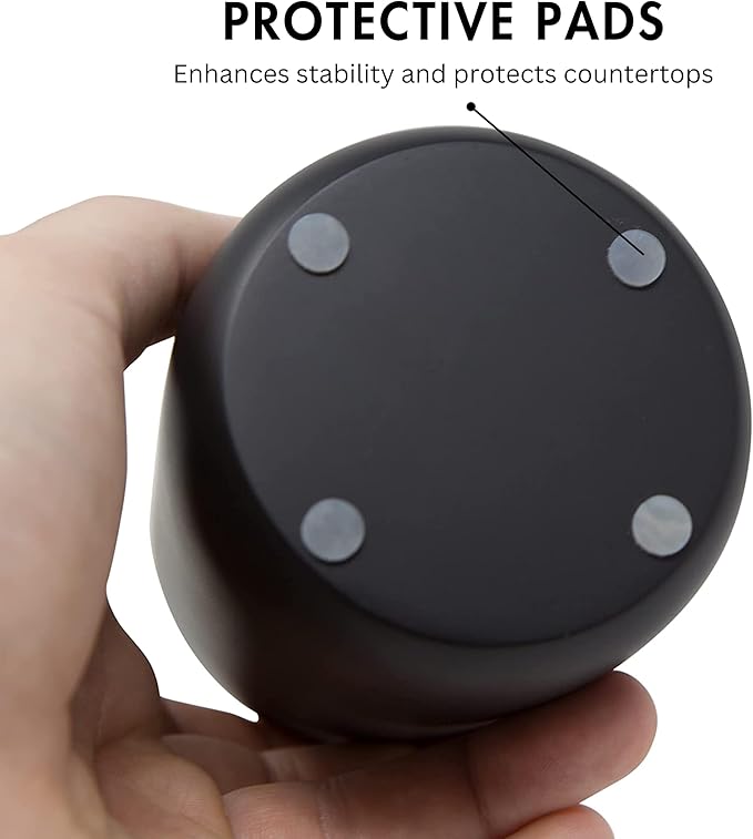 Matte Black Toothbrush and Toothpaste Holder and Cup - Image 4