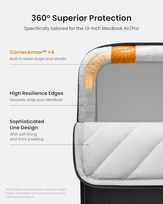 tomtoc 360 Protective Laptop Sleeve Set - Image 5