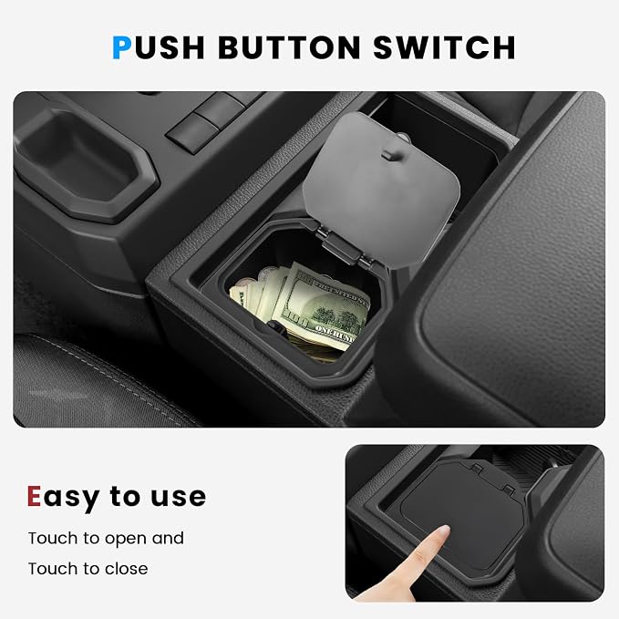 Center Console Coin Holder Organizer Compatible - Image 6