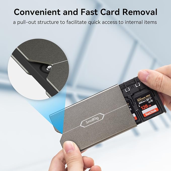 SMALLRIG Memory Card Case Holder Anti-Shock Anti-Fall and Scratch Suitable - Image 3