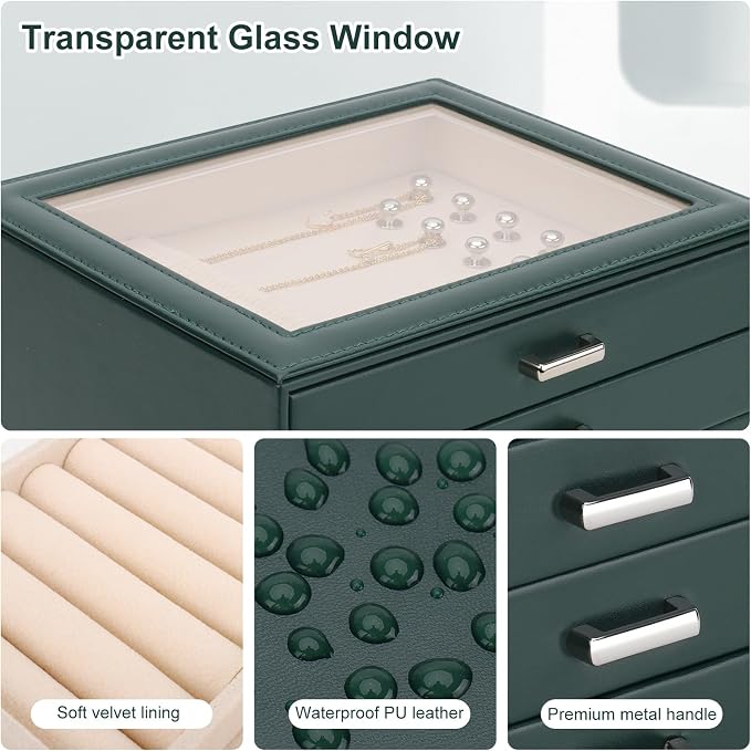 DesignSter Jewelry Box Organizer, Jewelry Box - Image 4