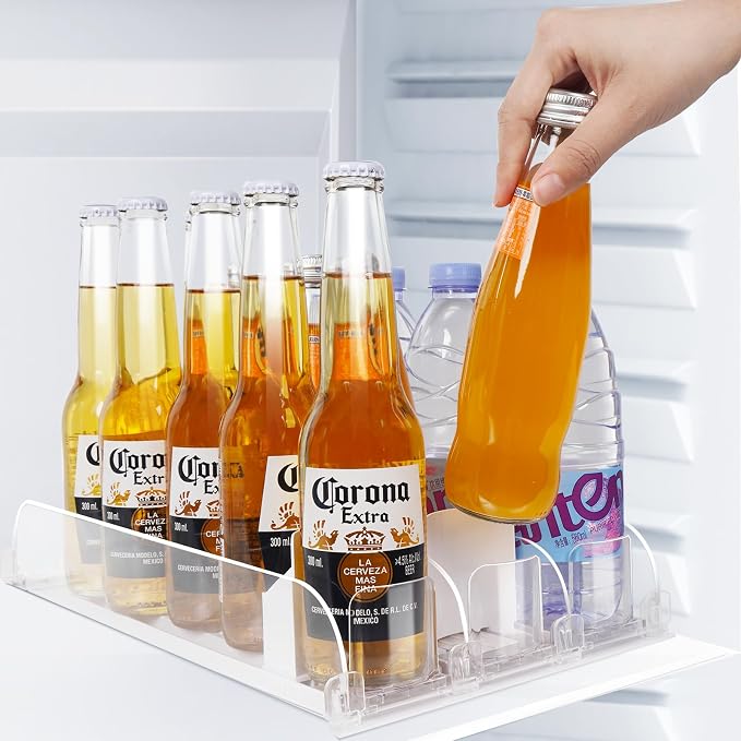 SOLY Drink Organizer for Fridge, Soda Can Dispenser for Refrigerator, Automatic by SOLY
