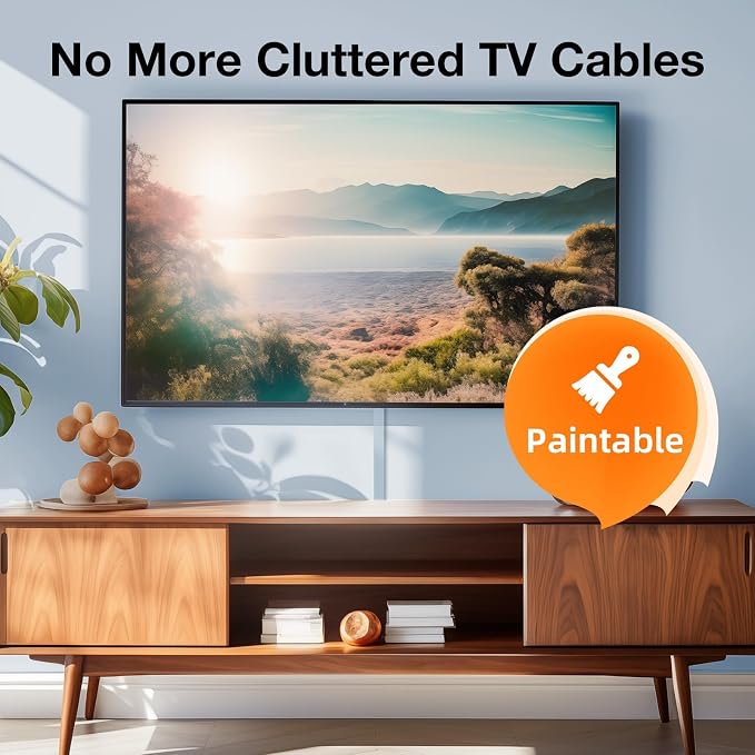 Delamu 157in Cord Hider Wall, TV Cable Hider Cord Covers - Image 7