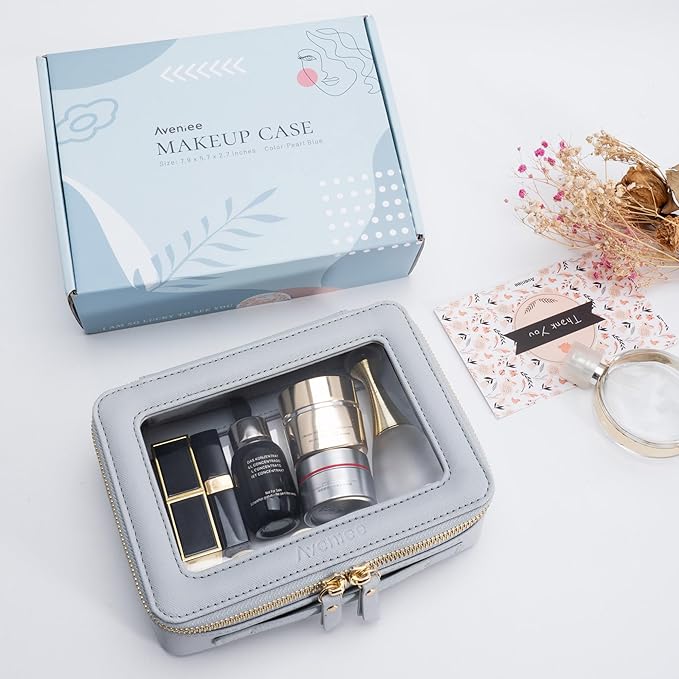 Aveniee Clear Makeup Bag Organizer, Travel Toiletry Bag - Image 5
