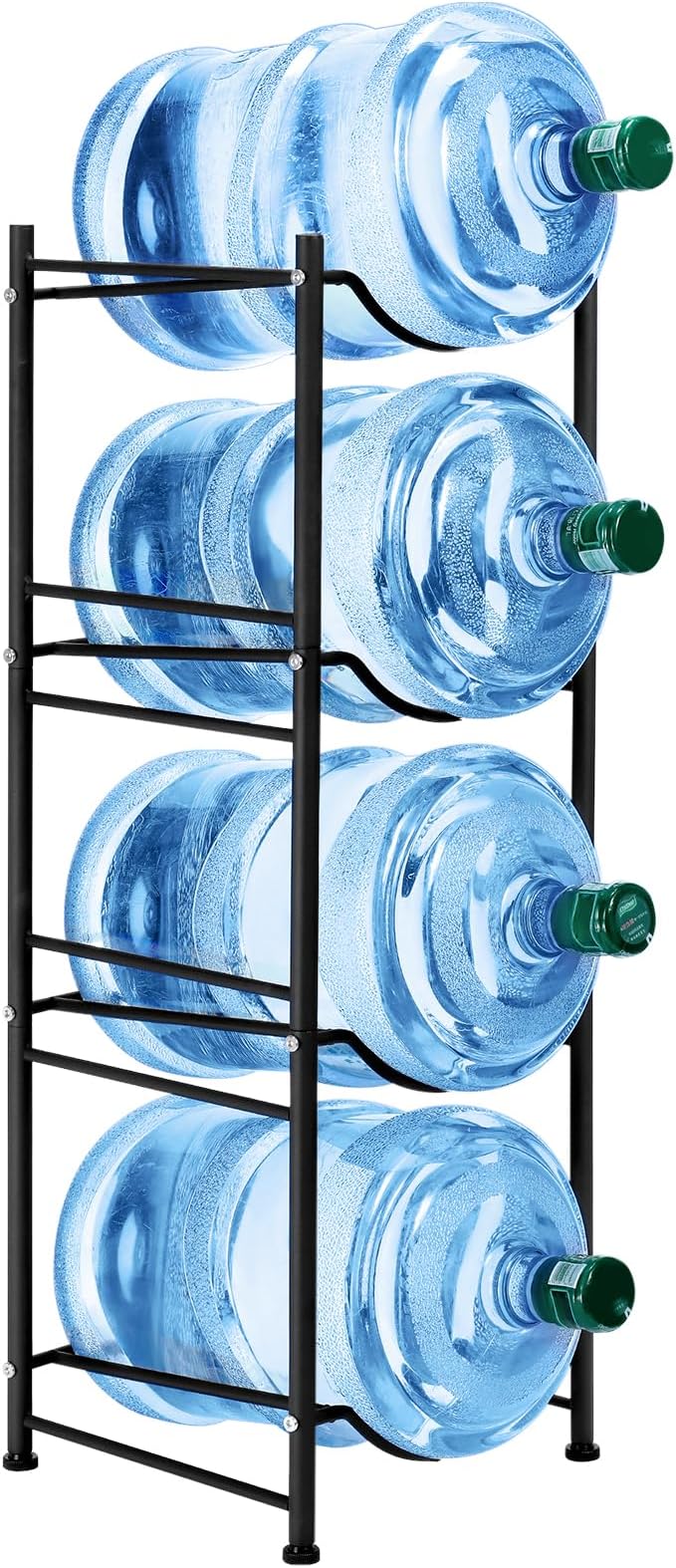 SEHERTIWY 5 Gallon Water Cooler Jug Rack, 4 Tier Detachable Water Bottle by SEHERTIWY