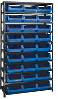 Quantum Storage Systems MSU-531BL Solid Heavy Duty 10 Shelves 27 MAGNUM Blue by QuantumStorageSystems