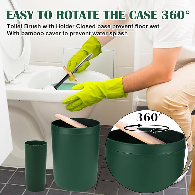 iMucci Bathroom Accessories Dark Green Bathroom Sets - Image 7