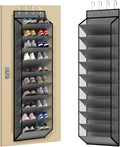 KEEPJOY 10 Tiers Mesh Over Door Shoe Organizer Storage, Hanging Shoe Holder by KEEPJOY