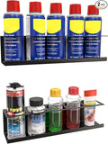 2 Pack Wall-Mounted Aerosol Spray Can Holder Storage Rack, Heavy-Duty Paint by Riciakik
