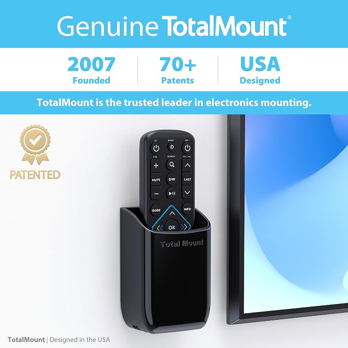 TotalMount Hole-Free Remote Holders – Eliminate Need to Drill Holes in Your Wall - Image 5