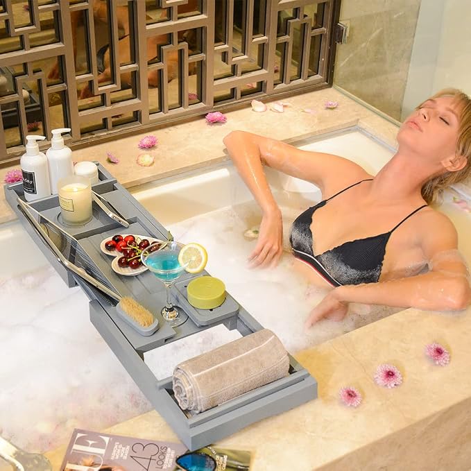 Bath Caddy Tray for Bathtub - Image 8