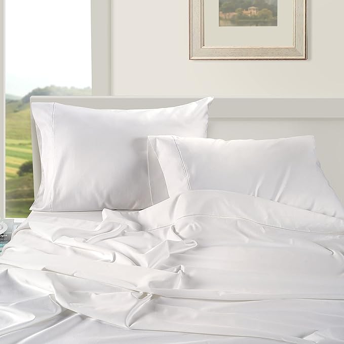 LANE LINEN King Size Pillow Case Set of 2 100% Egyptian Cotton Cases 1000 - Image 3