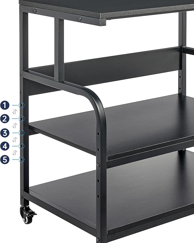 32.3" x 18.9" Extra Large Printer Stand Table - Image 4
