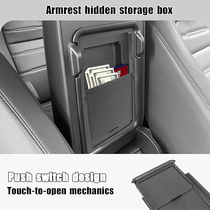 3PCS Center Console Organizer Compatible - Image 5