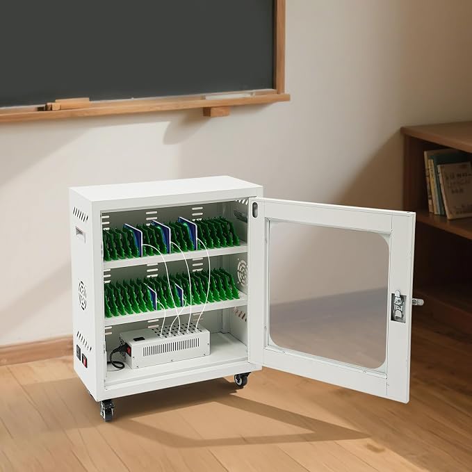 Mobile Phone Charging Cart Station, 40 Device Cell Phone Charging Station - Image 5