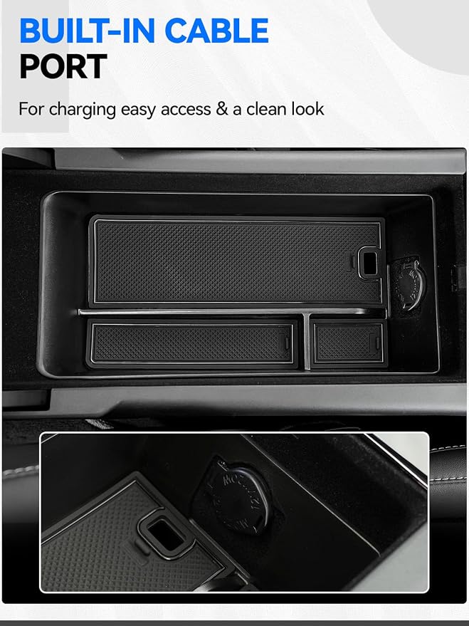 ELECFRESH 4PCS Center Console Organizer Tray - Image 4