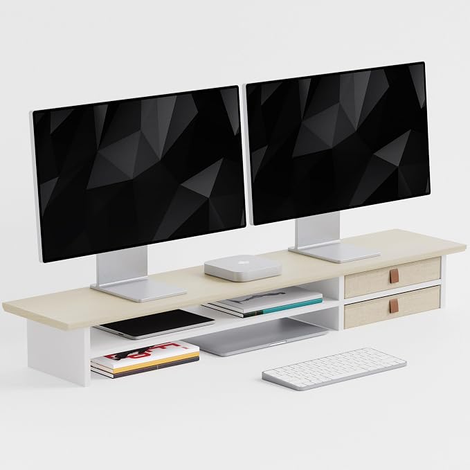 Dual‑Tier Monitor Stand Riser by FENSULN