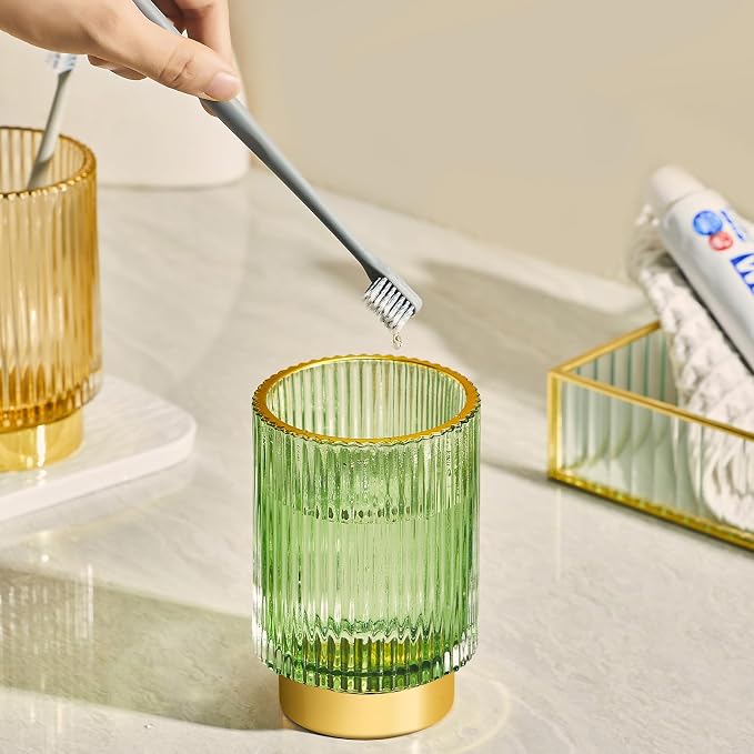 Makeup Brush Holder Organizer, Toothbrush Holders, Desk Pen Pencil Holder - Image 3