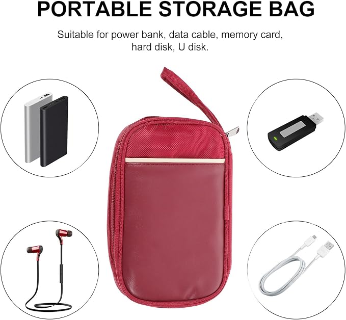 Travel Cord Organizer Pouch Accessories Storage Case - Image 3