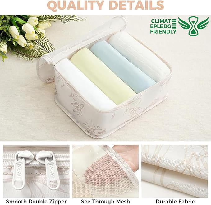 BAGAIL 9 Set Packing Cubes Luggage Packing Organizers - Image 6