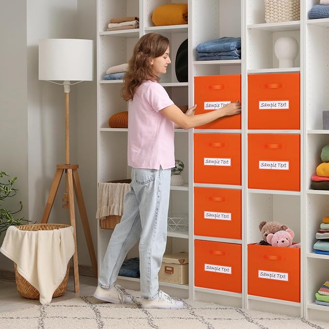 artsdi 13x13 storage cube bins Foldable Fabric storage cubes - Image 5