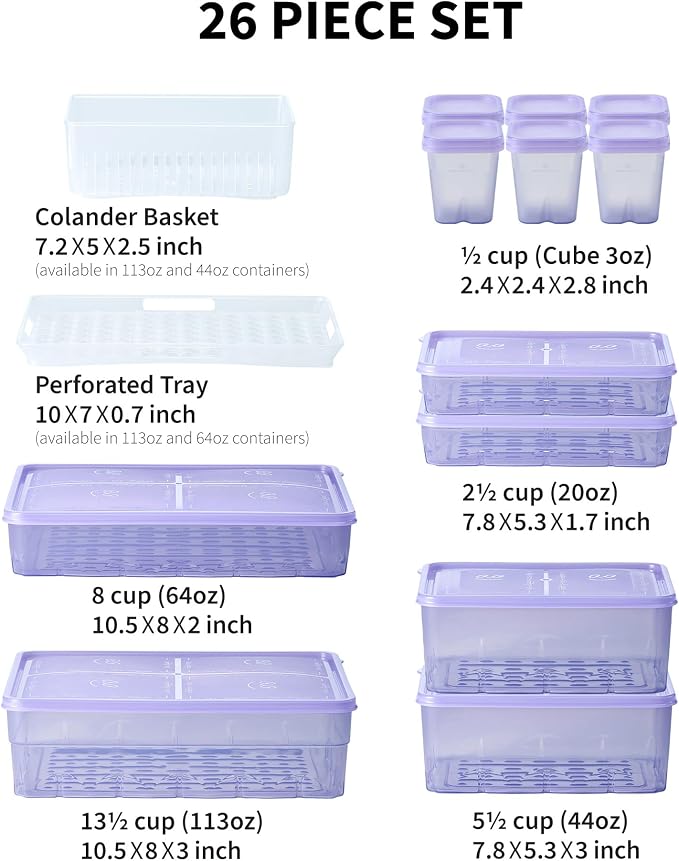 Twist-Release Freezer Containers, Family pack, No-Thaw Release | Anti-Break - Image 3