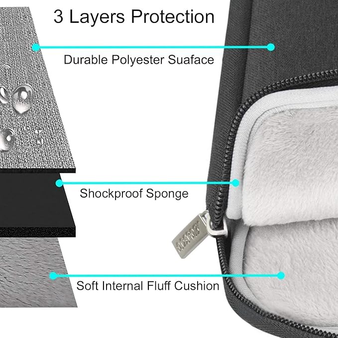 MOSISO Laptop Case 13 inch, 13 inch Laptop Sleeve Compatible - Image 3