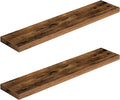 HOOBRO Floating Shelves for Wall, Wall Mounted Shelf Set of 2, 39.4" Hanging by HOOBRO