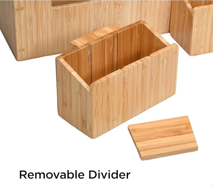 MobileVision Bamboo 12-Port Charging Station & Docking Organizer - Image 9