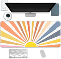 Straight Sun Rays Mouse Pad, XL Sunlight Mousepad Desk Pad by Unknown