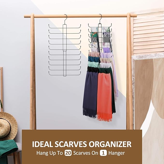 ZEDODIER Scarf Organizer Scarf Hanger - Image 2