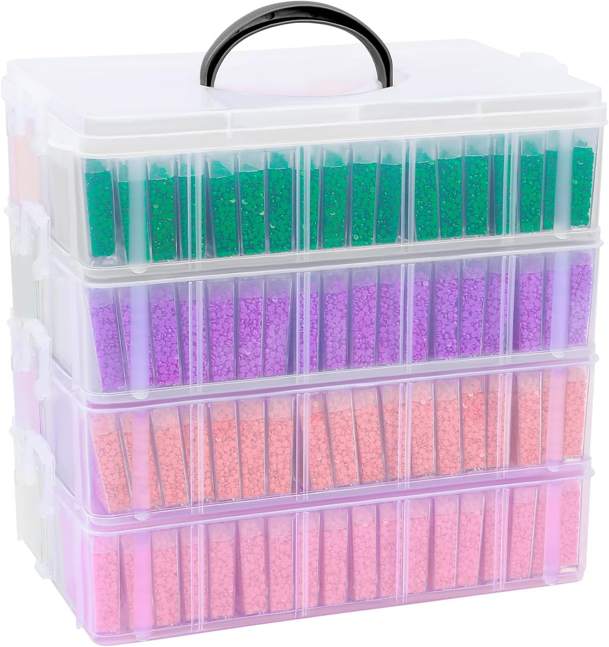 VTG Diamond Painting Storage Containers with 320 Grids Diamond Art