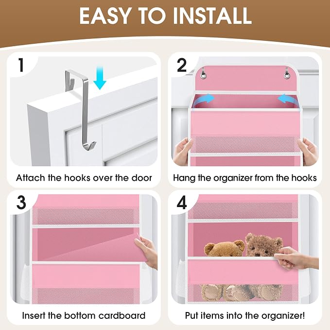 6-Tier Over The Door Organizer Hanging Storage Organizers - Image 3