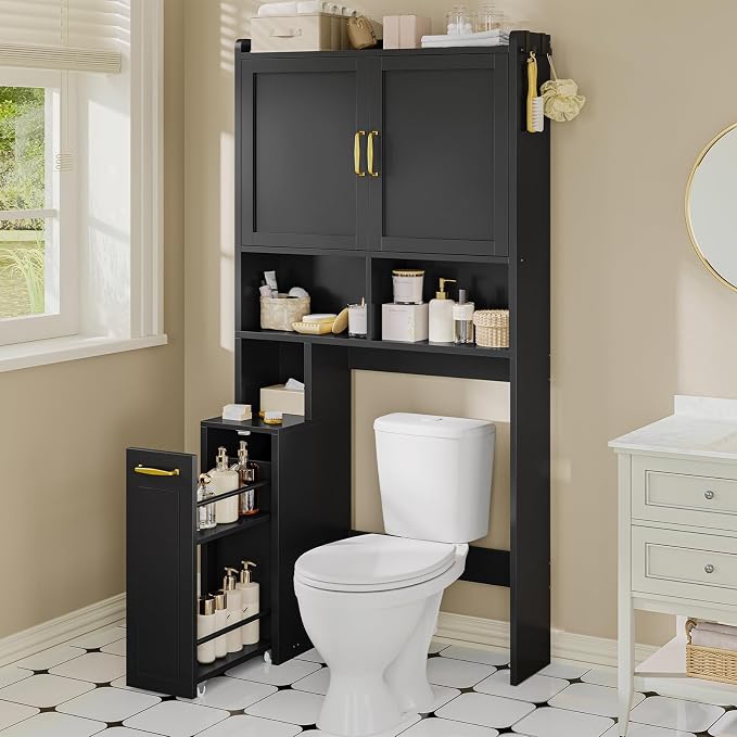 Over The Toilet Storage Cabinet by UPOSOJAWishesYouaNiceDay