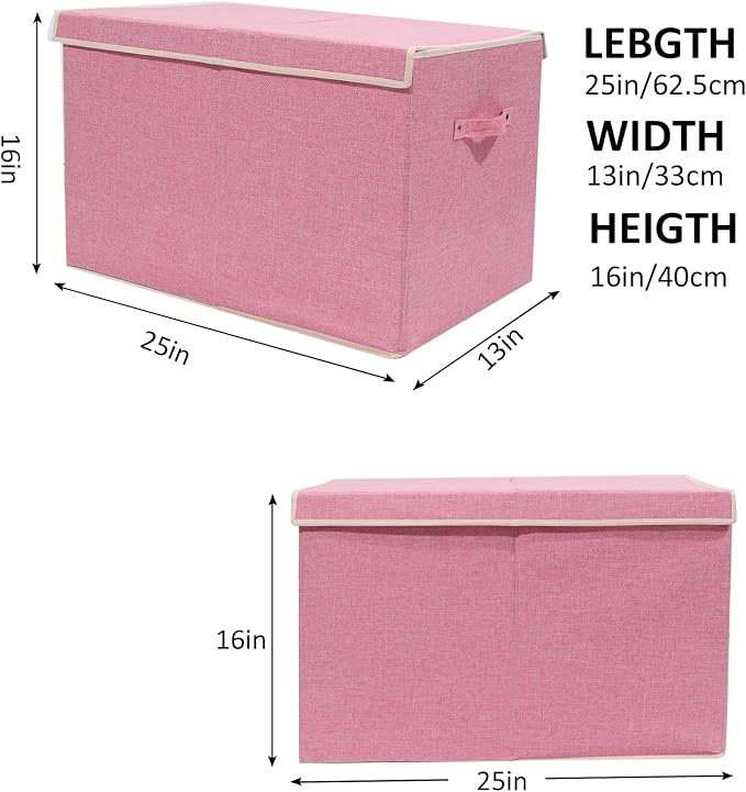 popoly Large Toy Box Chest Storage - Image 4