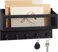 Magnetic Mail and Key Holder for Wall Fridge Wooden Mail Organizer by Colingmill