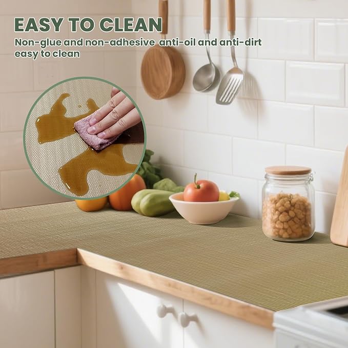 Drawer Liner and Shelf Liner for Kitchen Cabinet Liner Non-Adhesive Non-Slip - Image 6