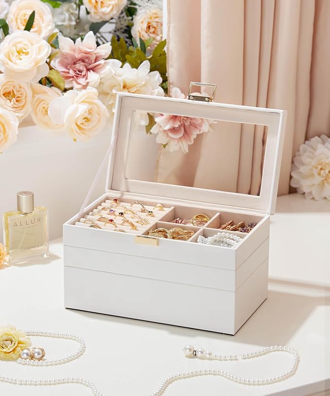Homde Jewelry Tray Stackable Jewelry Box - Image 9