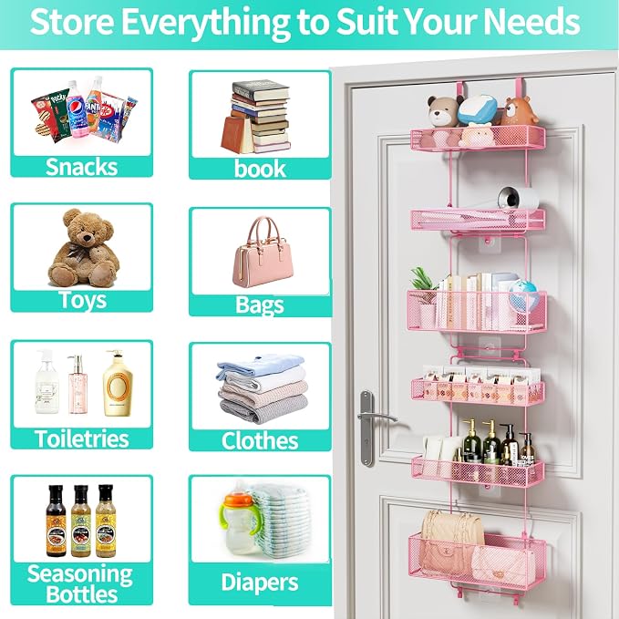 HapiRm Over Door Organizer Storage - Image 7
