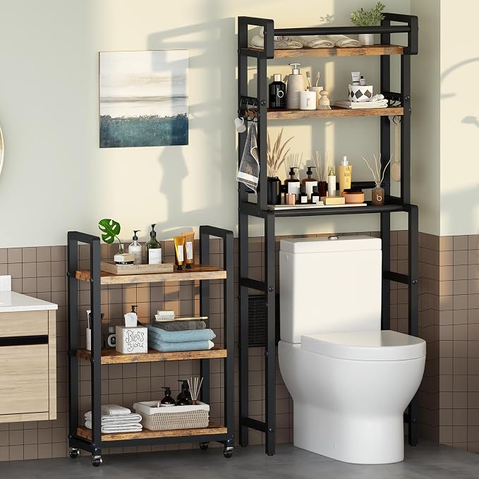 Recaceik 6-Tier Over The Toilet Storage Shelf by Recaceik