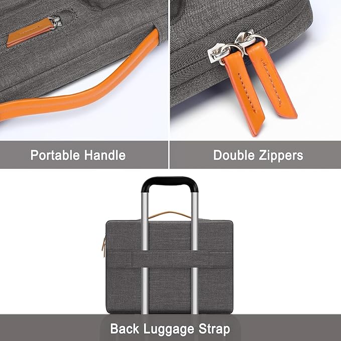 MOSISO 360 Protective Laptop Case 16 inch, 15-15.6 inch Laptop Sleeve Compatible - Image 3
