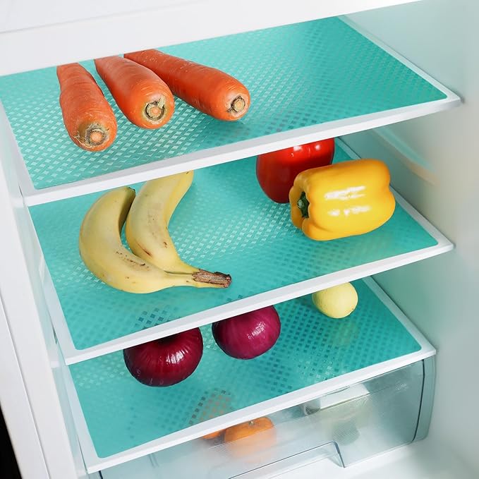 Fridge Liner Shelf Liners for Kitchen Cabinet Refrigerator Liners Waterproof & - Image 2