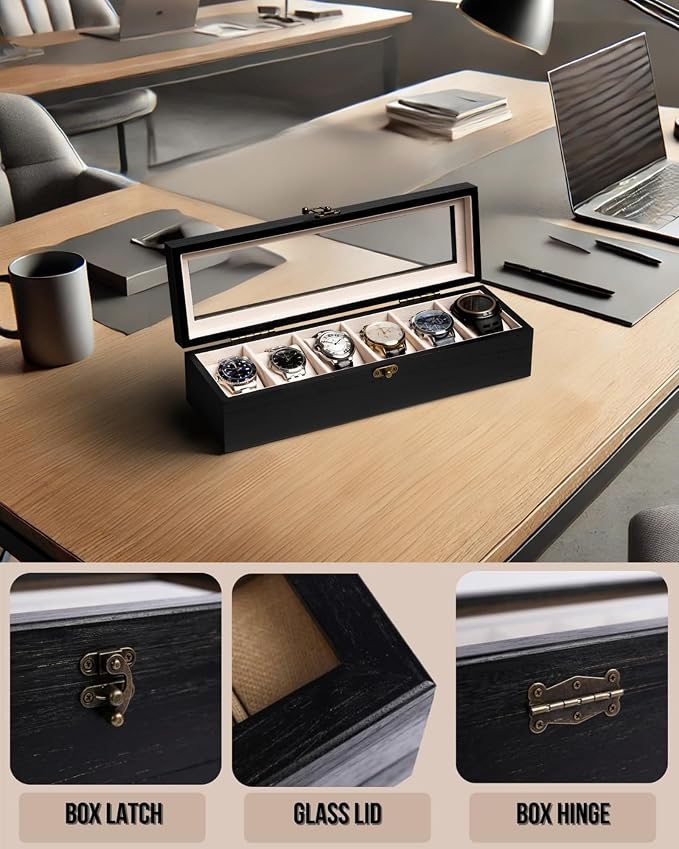 Watch Box, Watch Case for Men Women - Image 3