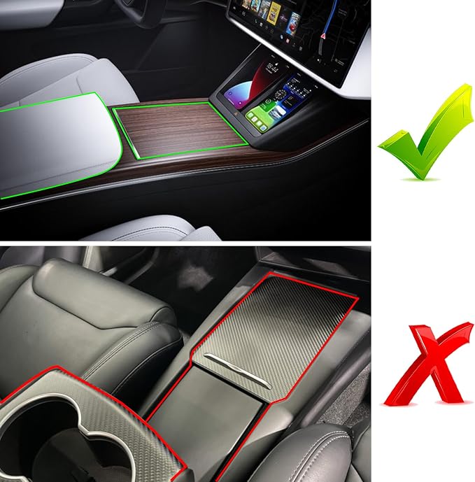 Yumzeco Center Console Organizer Tray Mat Compatible - Image 3