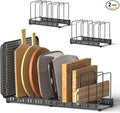 2PACK Cutting Board Organizer, Adjustable Divider Cutting Board Holder by HzTinT