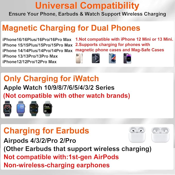 Dual Phone Magnetic Wireless Charging Station - Image 3