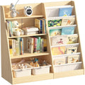 4 Tier Kids Bookshelf Baby Toddler Book Rack Children Bookcase Toy Storage by HedoAjim