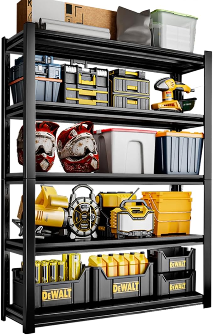 72"H Garage Shelving Units Storage Metal Shelves 2000LBS Heavy Duty Shelving by Dyoung